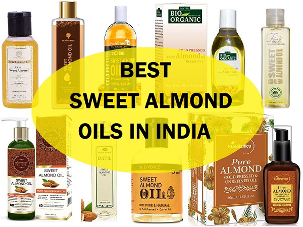 Best 10 Best Sweet Almond Oils in India (2022) Extra Virgin Oils - Tips ...