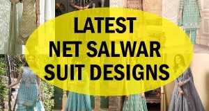 latest net salwar suit designs