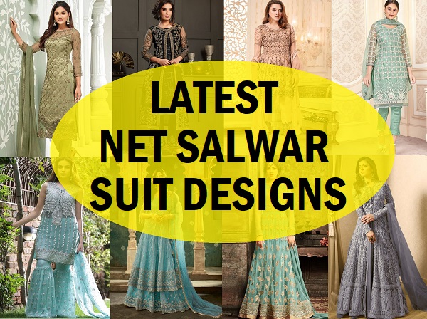 latest net salwar suit designs