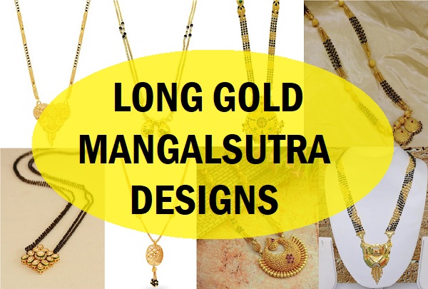 long gold mangalsutra designs