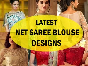 Latest 50 Net Blouse Designs For Sarees and Lehengas (2022) - Tips and ...