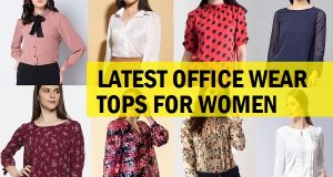 latest office wear tops for ladies