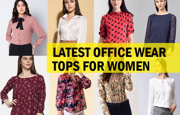 latest office wear tops for ladies