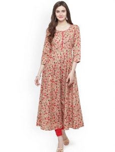 Top 55 Latest Types of Floral Printed Kurtas for Women: (2022)