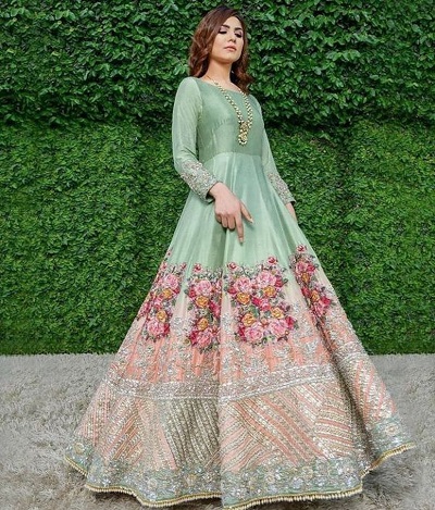 Beautiful 4D shaded Net Long Frock To orderenquire whatsapp9866282798  Email co   Long dress design Long frocks Stylish dress  designs