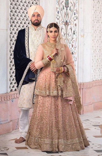 Sharara Lehenga Dress For Punjabi Brides