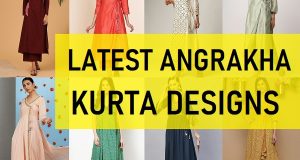 latest angrakha kurta designs for women