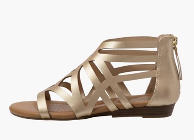 Ankle Length Zip Closure Gladiator Sandal Style