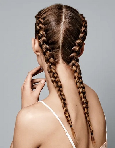 Both Side Touch Half Braided Style