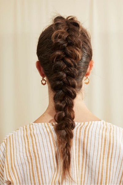 Classic French braid style