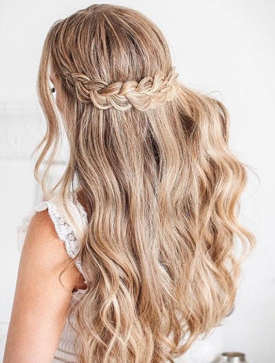 Crown Style Across Braid