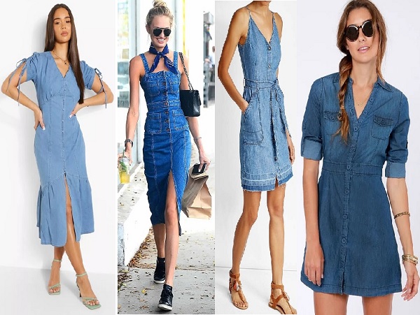 Latest 50 Denim Dresses for Women To Flaunt in 2022 - Tips and Beauty