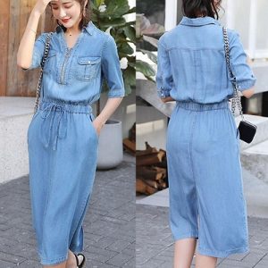 Latest 50 Denim Dresses for Women To Flaunt in 2022 - Tips and Beauty