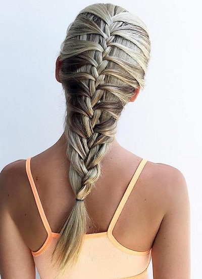 French and Water Fall Braided Style