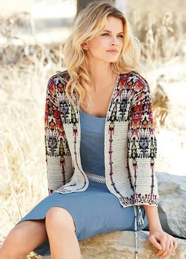 Front Open Vintage Cardigan Style