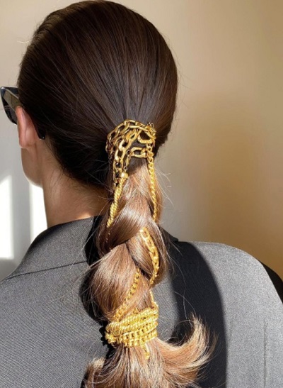 Jewelery Embellished Braided