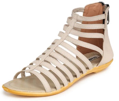 Strappy Ankle Length Gladiator pattern Sandal