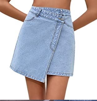 Very Short Denim Skirt Pattern
