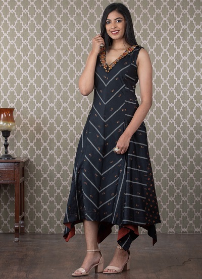 Anwija Latest and Stylish Cotton Printed Sleeveless Kurtis for Women S   Anwesha Creations