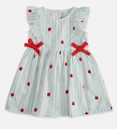 Printed Short frock for babies