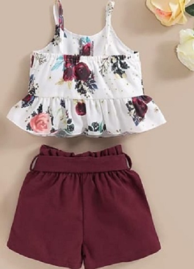 Shorts And Top Baby Girl Outfit Combination