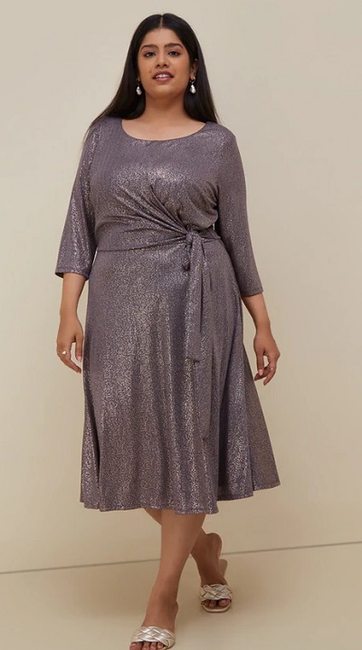 Wrap Midi Dress Design For Healthy Women