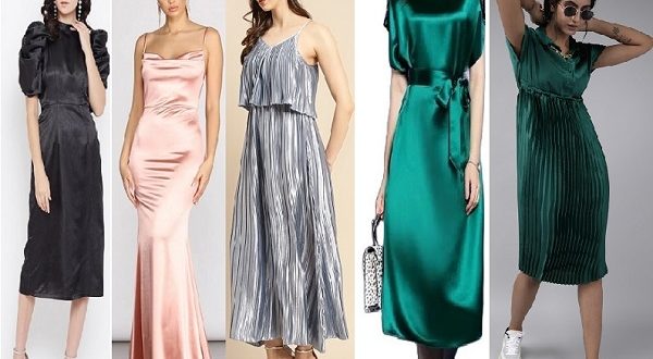 Latest 30 New Model Satin Dresses For Women with Images - Tips and Beauty