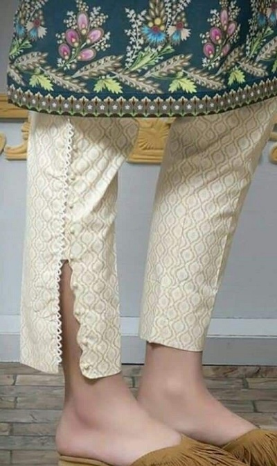 Designer Salwar With looped Buttons