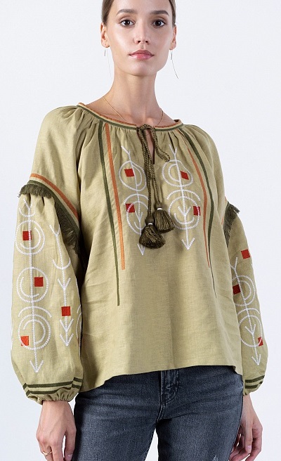 Embroidered Cotton Top Design