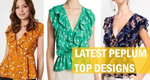 latest peplum top designs