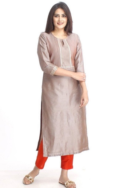 Simple Kurti Pant For Festive Look