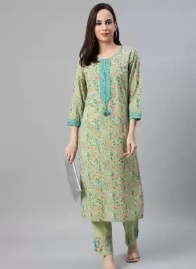 Summer Wear Printed Kurti Pant For Casual Wear
