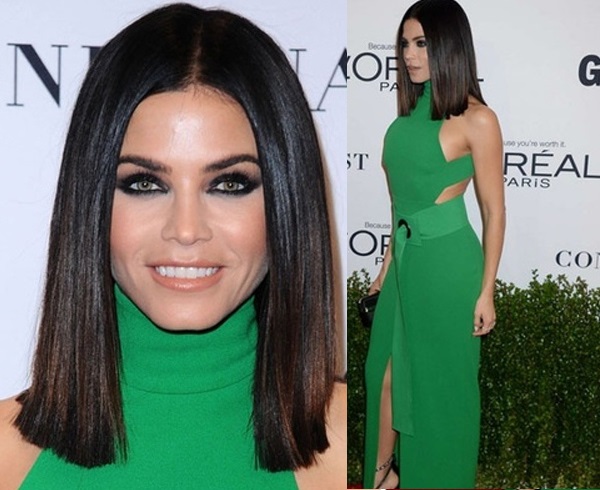 makeup ideas for green dress