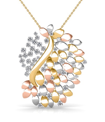 Unique Diamond Pendant Design For Women