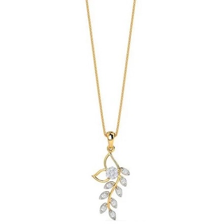 Casual wear diamond pendant design