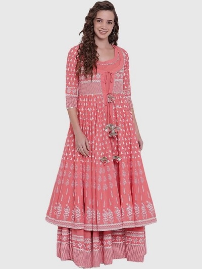 Anarkali Double Layered Kurta for Wedding