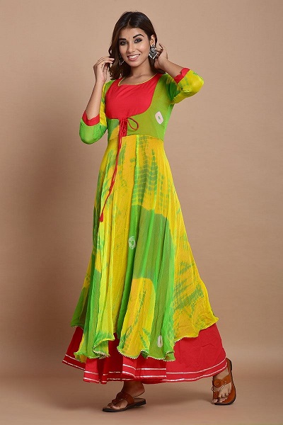 Shrug long kurti dress for women