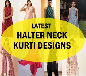 Latest 30 Halter Neck Kurti Designs (2023) For Summers - Tips and Beauty