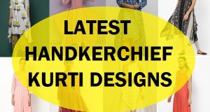 latest handkerchief kurti designs