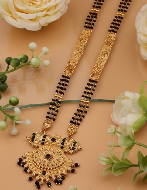 3 Layered Gold Long Mangalsutra