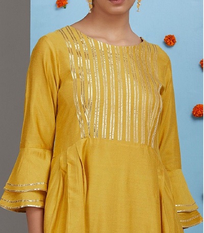 Double Ruffle Layered Kurti