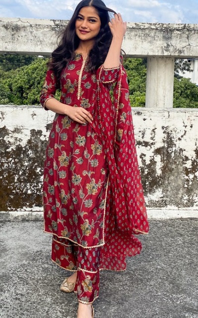 Festive Kurta Plazo Dupatta Set