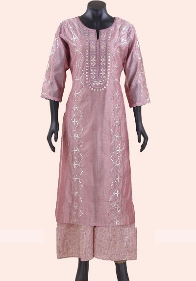 Heavy Party Wear Gota Work Kurti Plazo