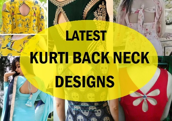 Latest kurti Back Side Design back neckline