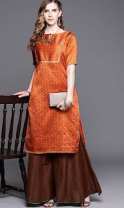 Latest 55 Types of Brocade Kurti Designs (2022) - Tips and Beauty