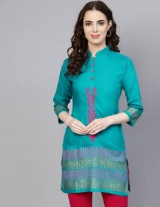 Latest 50 Types of Collared Kurta Design For Women (2022) - Tips and Beauty