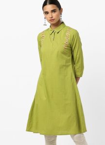 Latest 50 Types of Collared Kurta Design For Women (2022) - Tips and Beauty