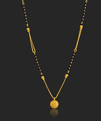 Single Ball Shape Pendent Mangalsutra