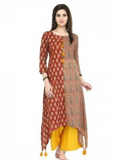 c cut kurti type