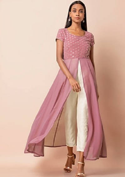 centre Slit Kurti type